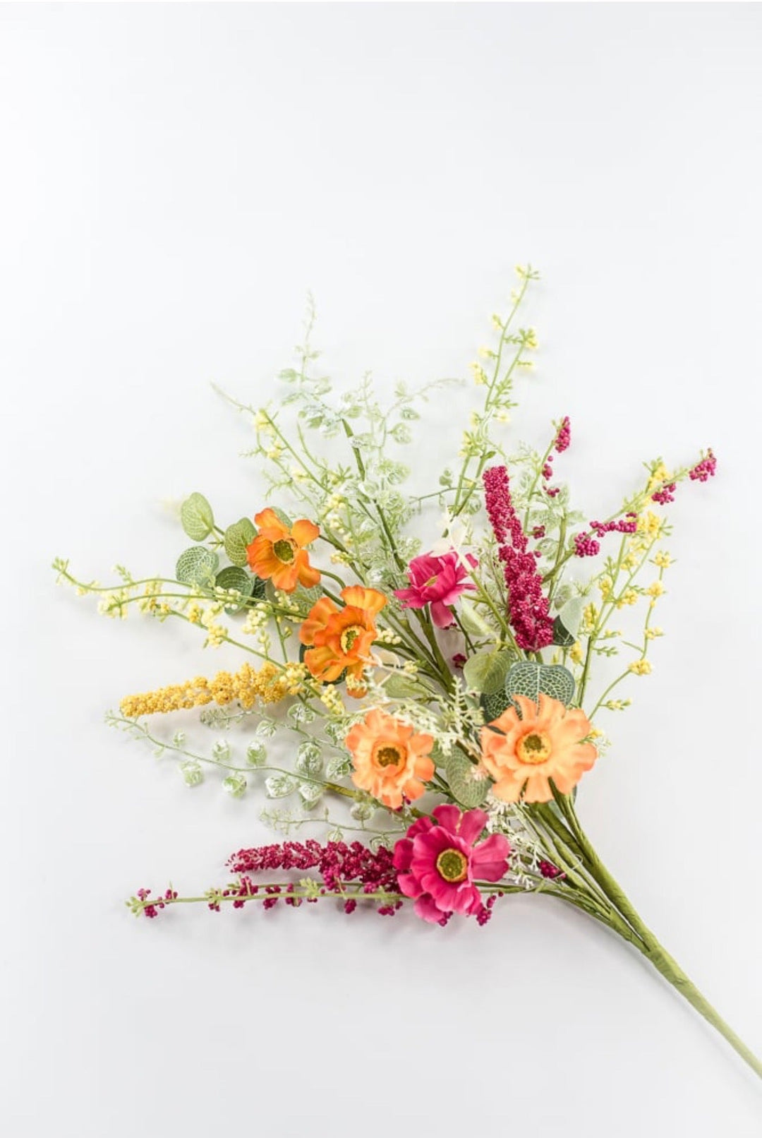 Orange, Yellow, & Beauty Mixed Daisy Berry Spray - 28.5" - Greenery Market40437-ORYELBTY