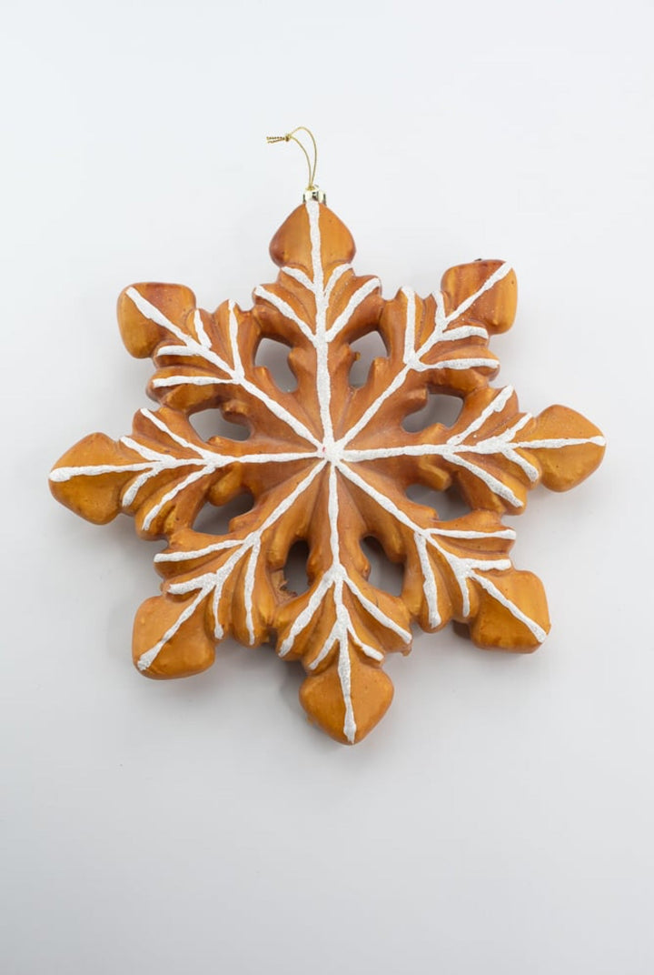 Ornament Gingerbread Snowflake - Greenery Market86317BNWT