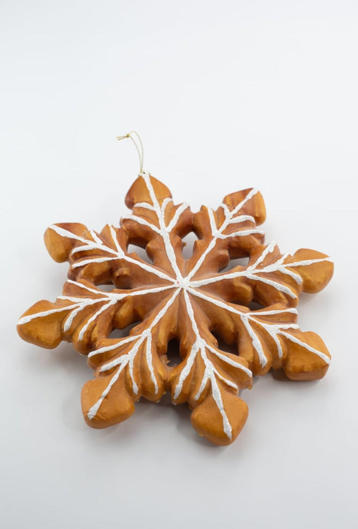 Ornament Gingerbread Snowflake - Greenery Market86317BNWT