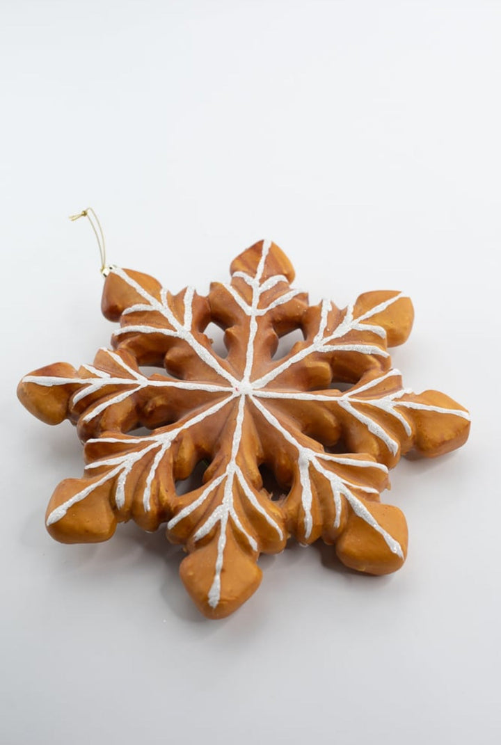 Ornament Gingerbread Snowflake - Greenery Market86317BNWT