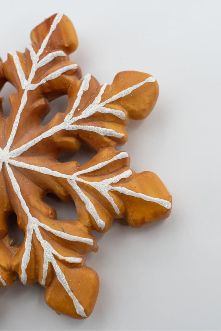 Ornament Gingerbread Snowflake - Greenery Market86317BNWT