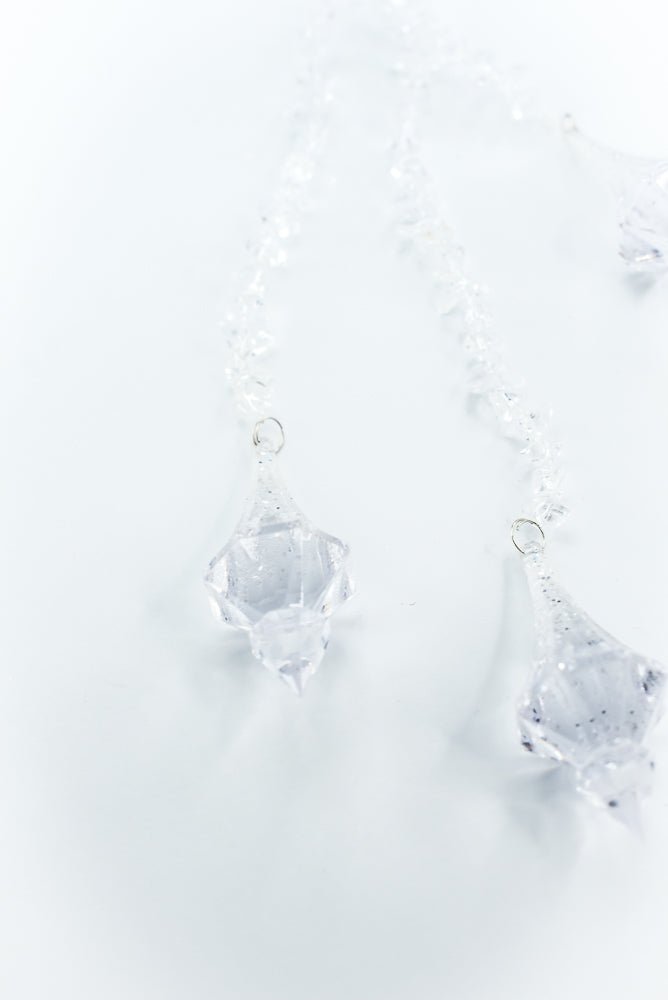 Ornament Hanging Crystal Drop - Greenery Market86543ICE