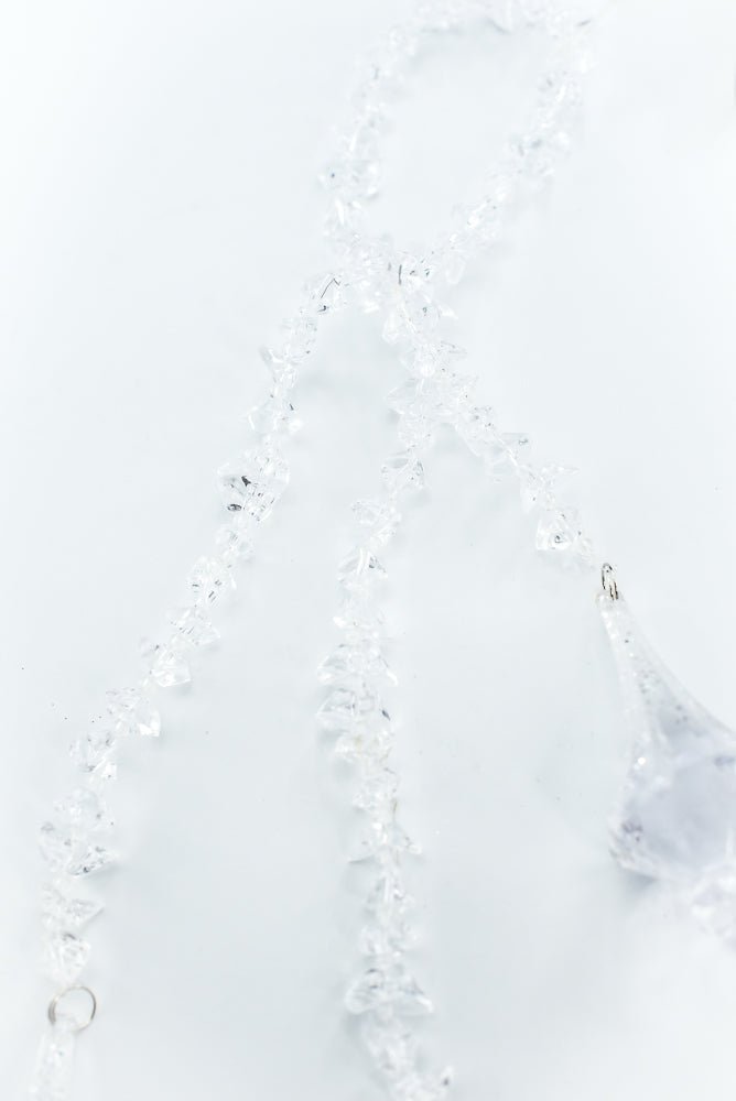 Ornament Hanging Crystal Drop - Greenery Market86543ICE