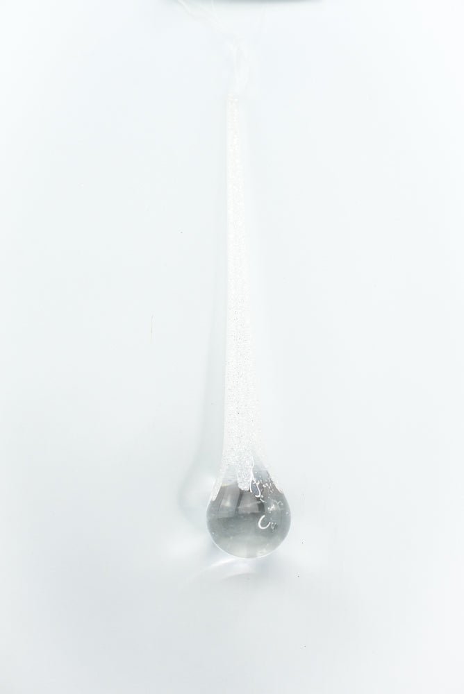 Ornament Icicle - faux crystal - Greenery Market85955ICE