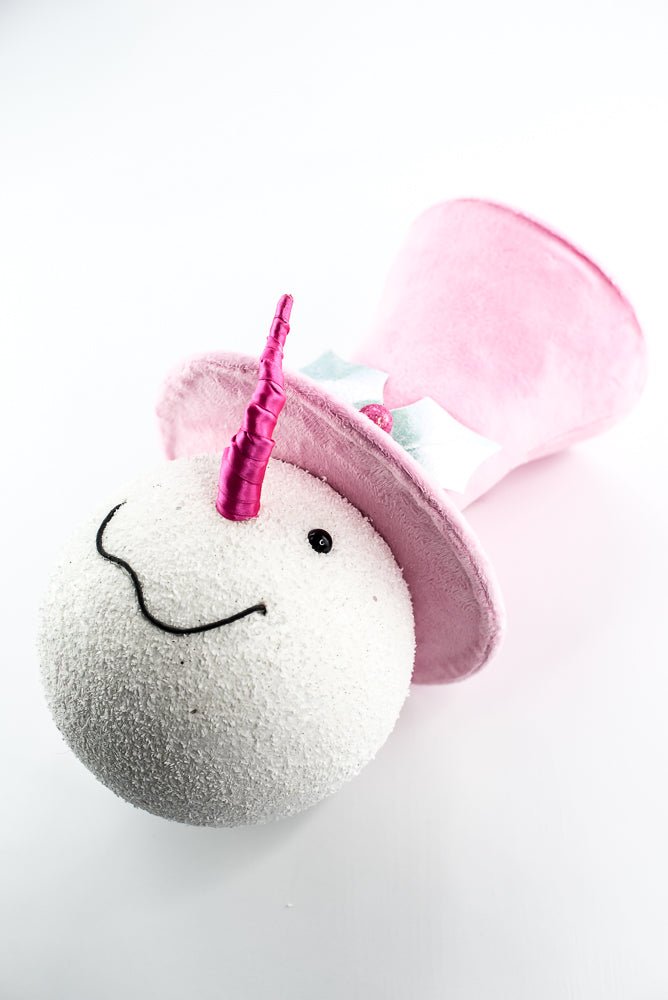 Ornament Snowman with Pink Hat - Greenery Market86536MIPK