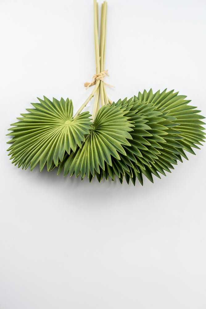 palm leaf fake plant Palm Leaf Greenery Bundle - Soft touch