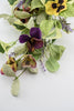 Pansy and greenery spray - Greenery Marketartificial flowers63967