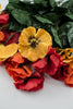 Pansy bush yellow, orange, red - Greenery Marketartificial flowers35103RDYWOR