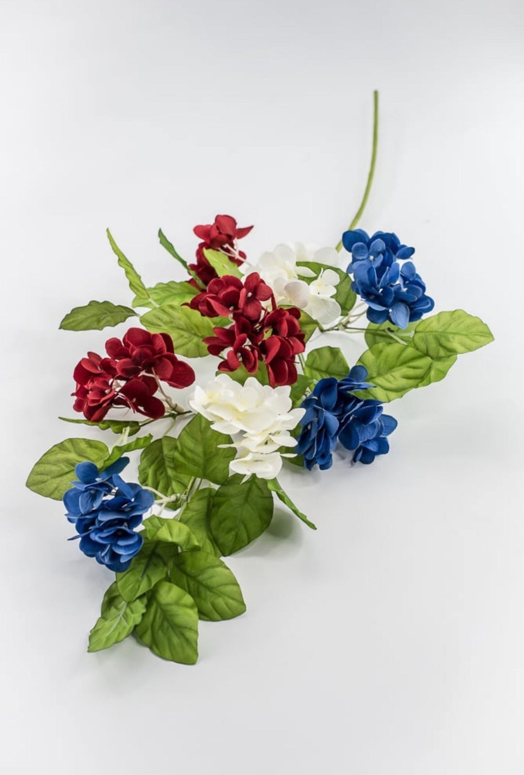 Patriotic Hydrangea Spray - 24" - Greenery Market65574