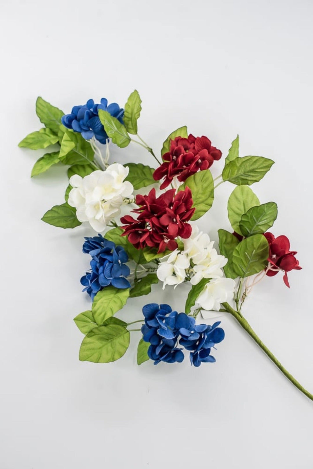 Patriotic Hydrangea Spray - 24" - Greenery Market65574
