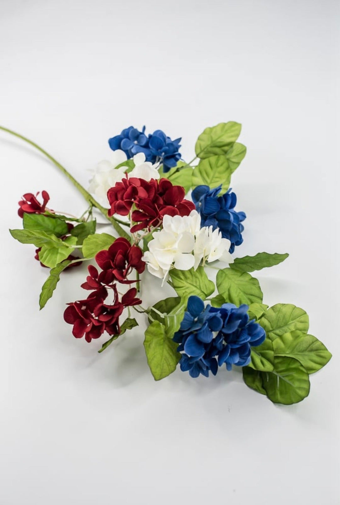 Patriotic Hydrangea Spray - 24" - Greenery Market65574