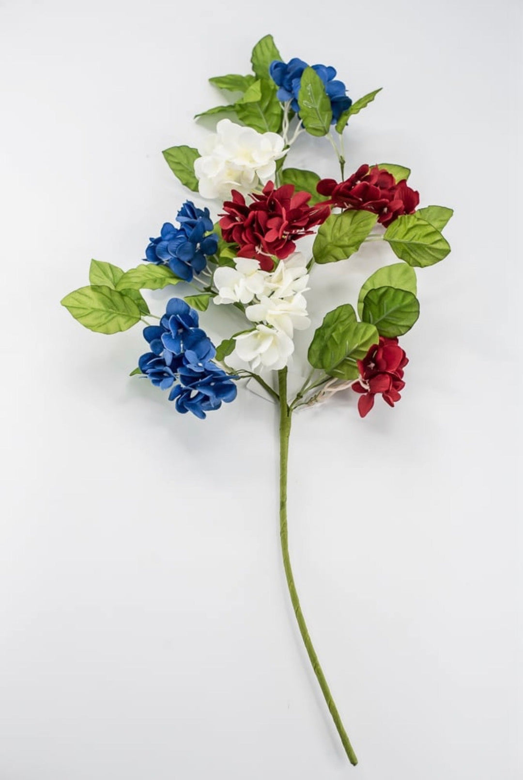 Patriotic Hydrangea Spray - 24" - Greenery Market65574