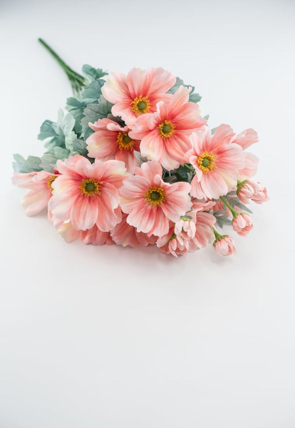 Peach cosmos artificial flower bush - Greenery MarketArtificial Flora84299-PH