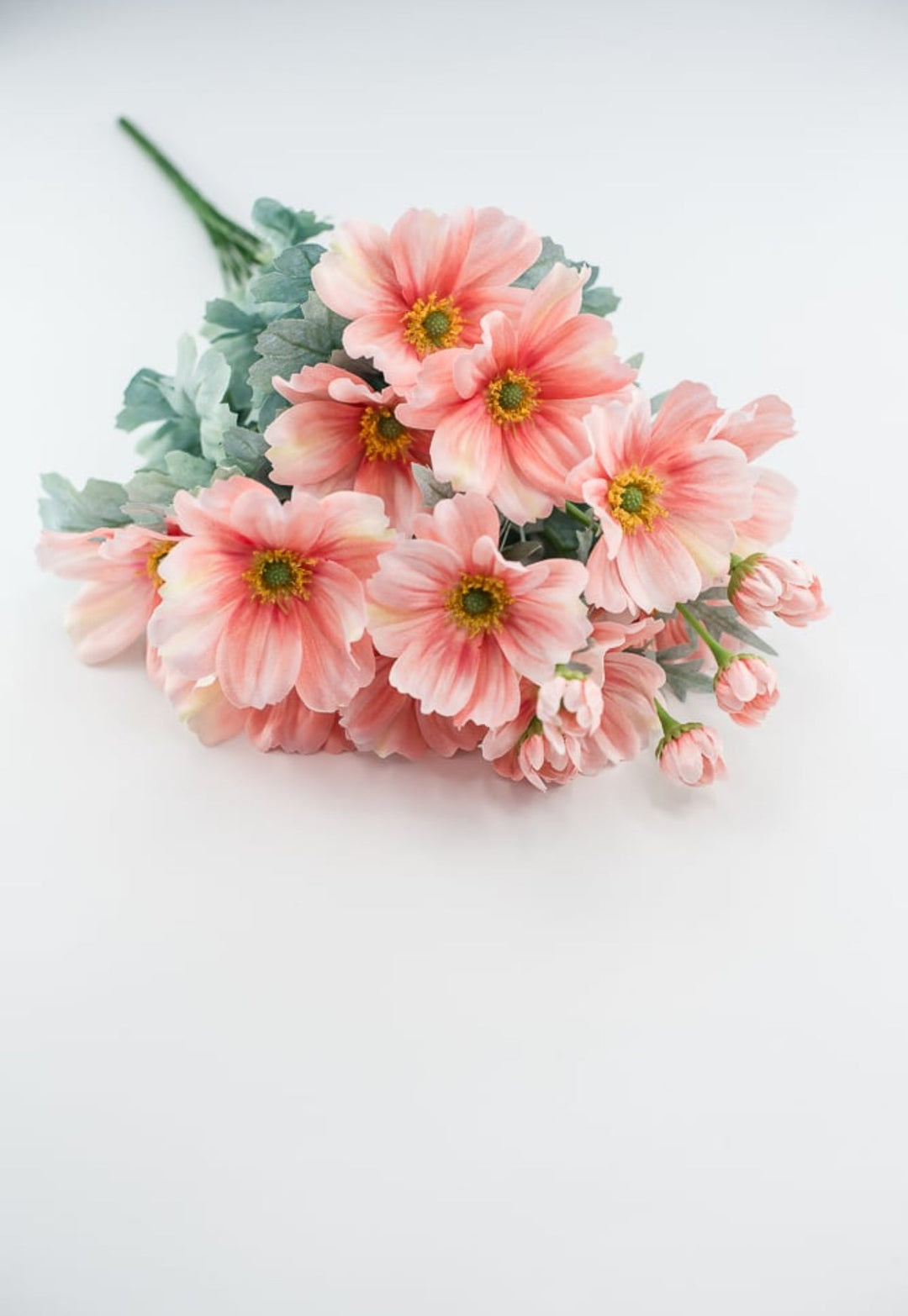 Peach cosmos artificial flower bush - Greenery MarketArtificial Flora84299-PH