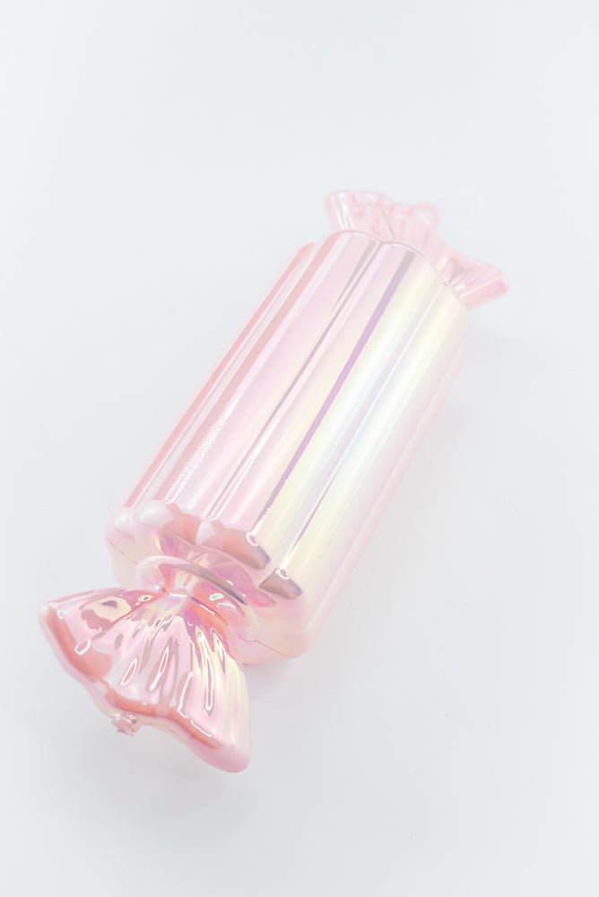 Pearl Pink & Iridescent Candy Ornament Set of 2 - 12" - Greenery MarketXM2213-PE/IR