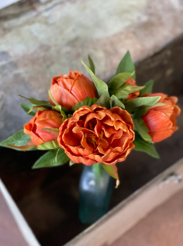 Persimmon peonies bundle - Greenery MarketArtificial Flora