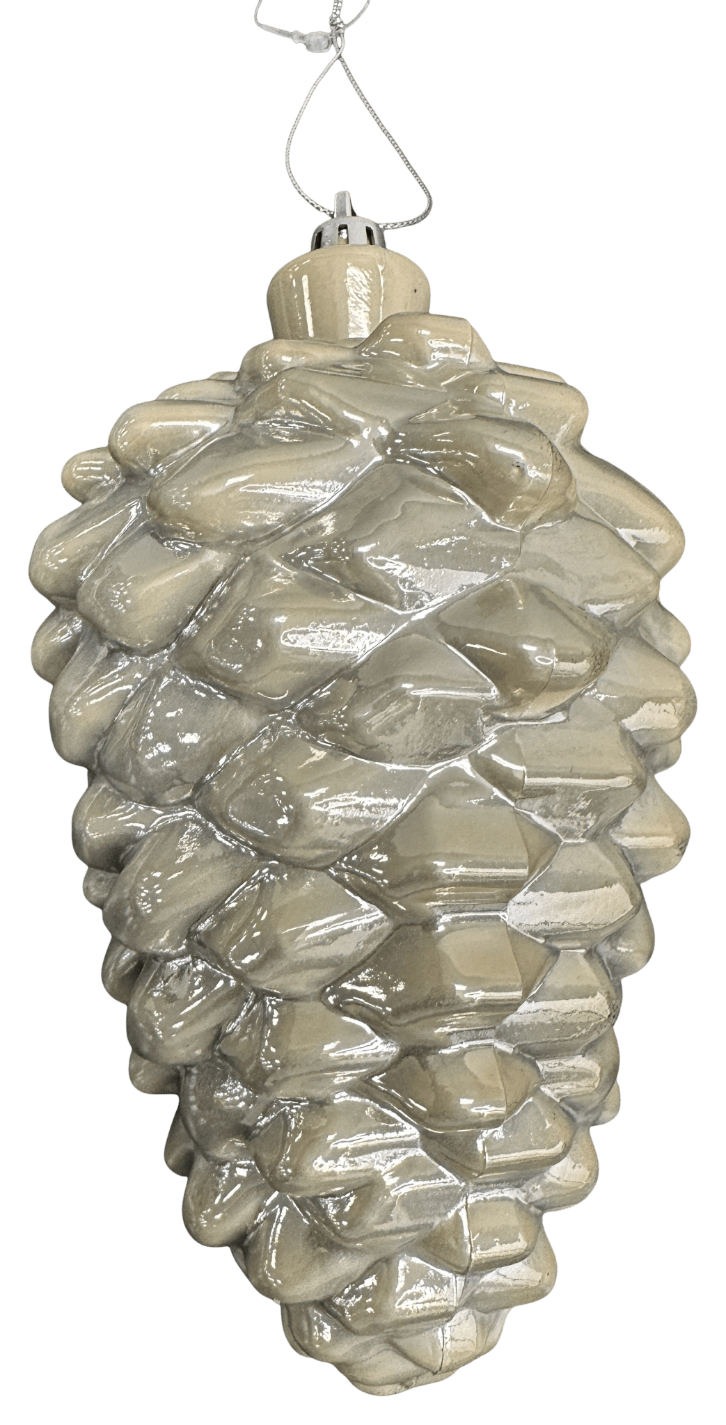 Pewter Ornament Pearlescent Pinecone - 6" - Greenery MarketOrnaments86961PT