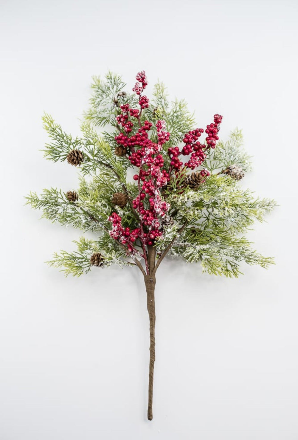 Pine and red berries bush - Greenery MarketArtificial Flora64185