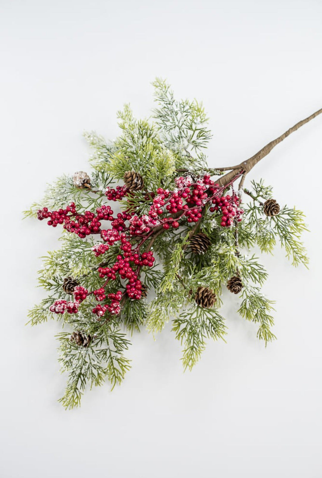 Pine and red berries bush - Greenery MarketArtificial Flora64185