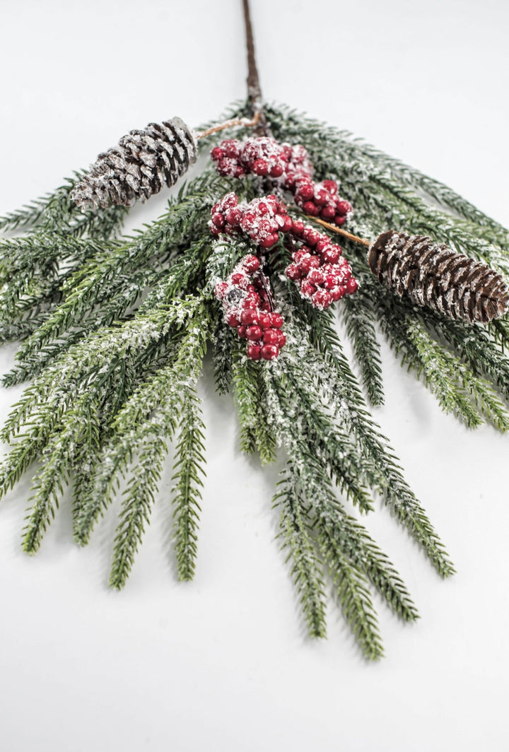 Pine Berry Cone Bush - Greenery Market32125