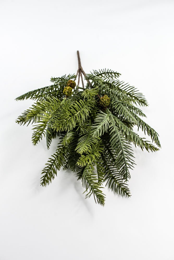 Pine Bush With Mini Pinecone - 17" - Greenery MarketX2142PINE