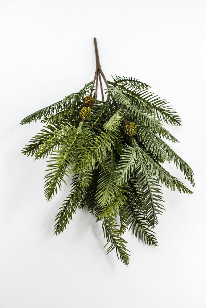Pine Bush With Mini Pinecone - 17" - Greenery MarketX2142PINE