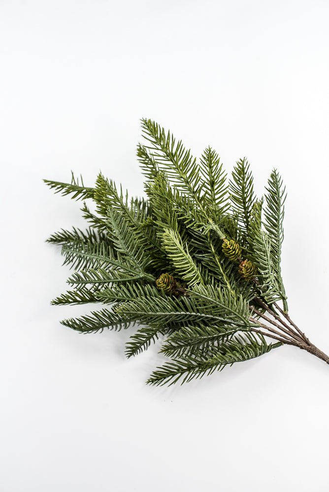 Pine Bush With Mini Pinecone - 17" - Greenery MarketX2142PINE