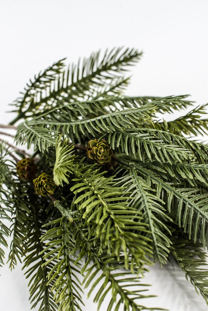 Pine Bush With Mini Pinecone - 17" - Greenery MarketX2142PINE