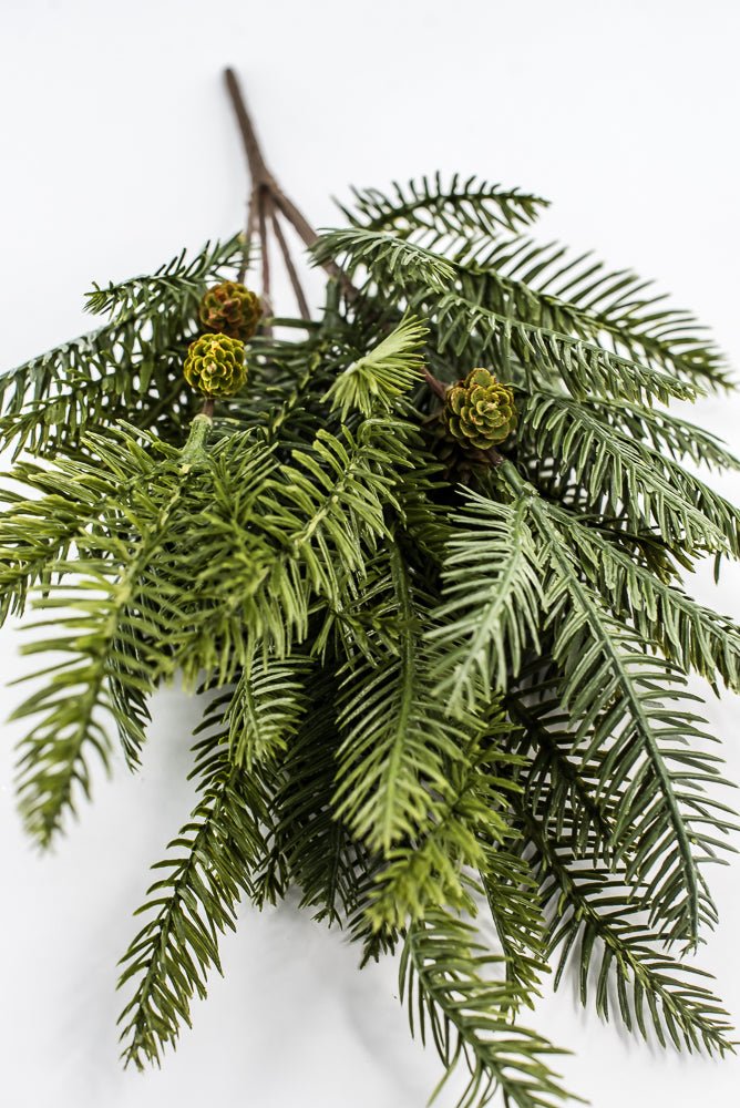 Pine Bush With Mini Pinecone - 17" - Greenery MarketX2142PINE
