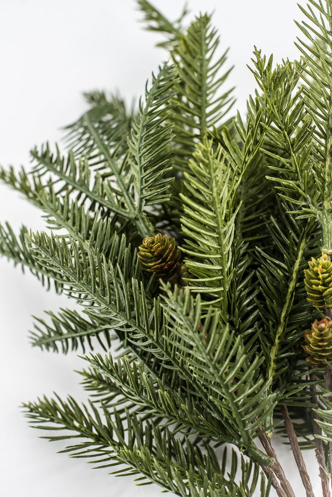 Pine Bush With Mini Pinecone - 17" - Greenery MarketX2142PINE