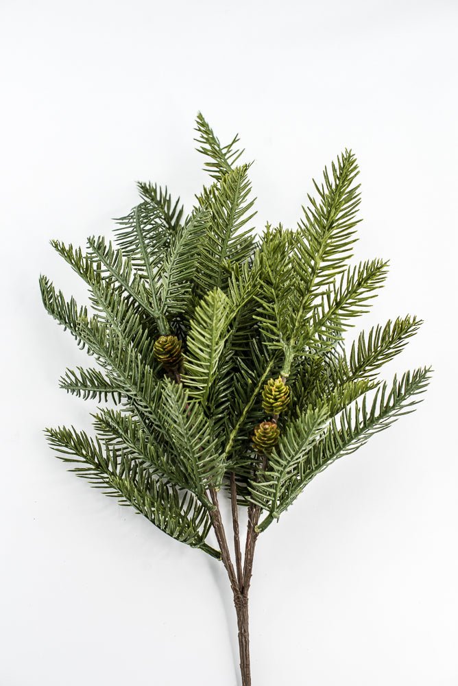 Pine Bush With Mini Pinecone - 17" - Greenery MarketX2142PINE