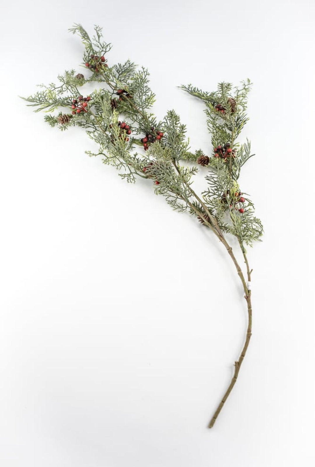 pine, cypress, red berries and cone hanging bush - Greenery MarketXG7826