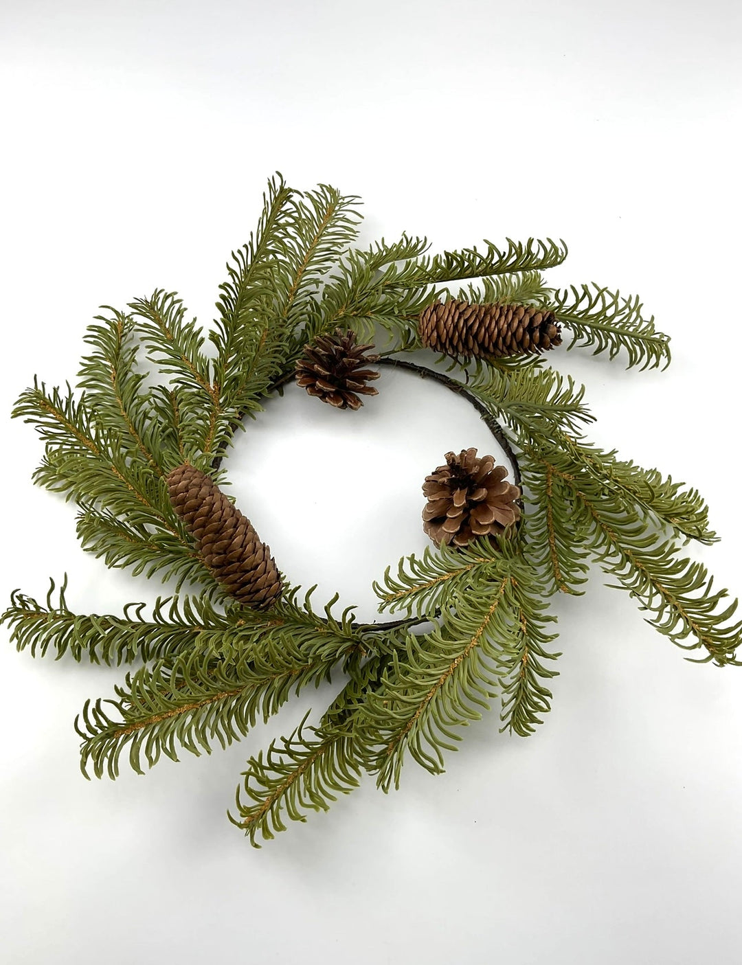 Pine mini wreath, candle ring wreath - Greenery Marketwreath base & containers28004