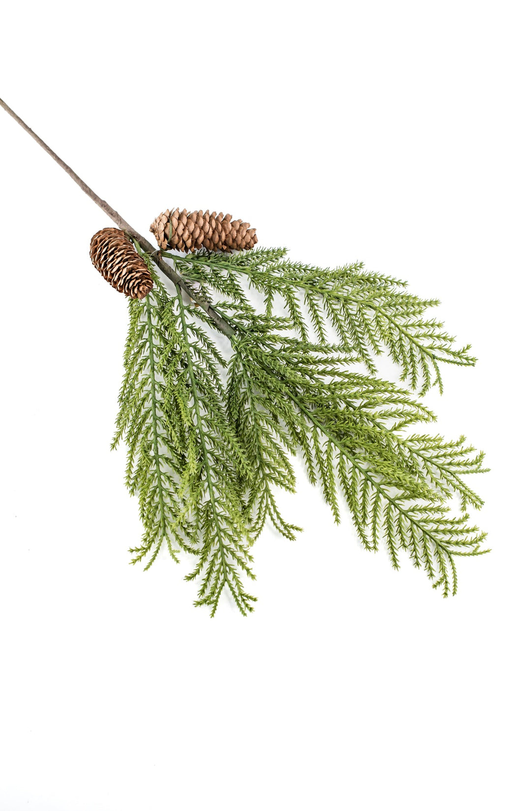 Pine pick with cones - soft touch - Greenery Market215986