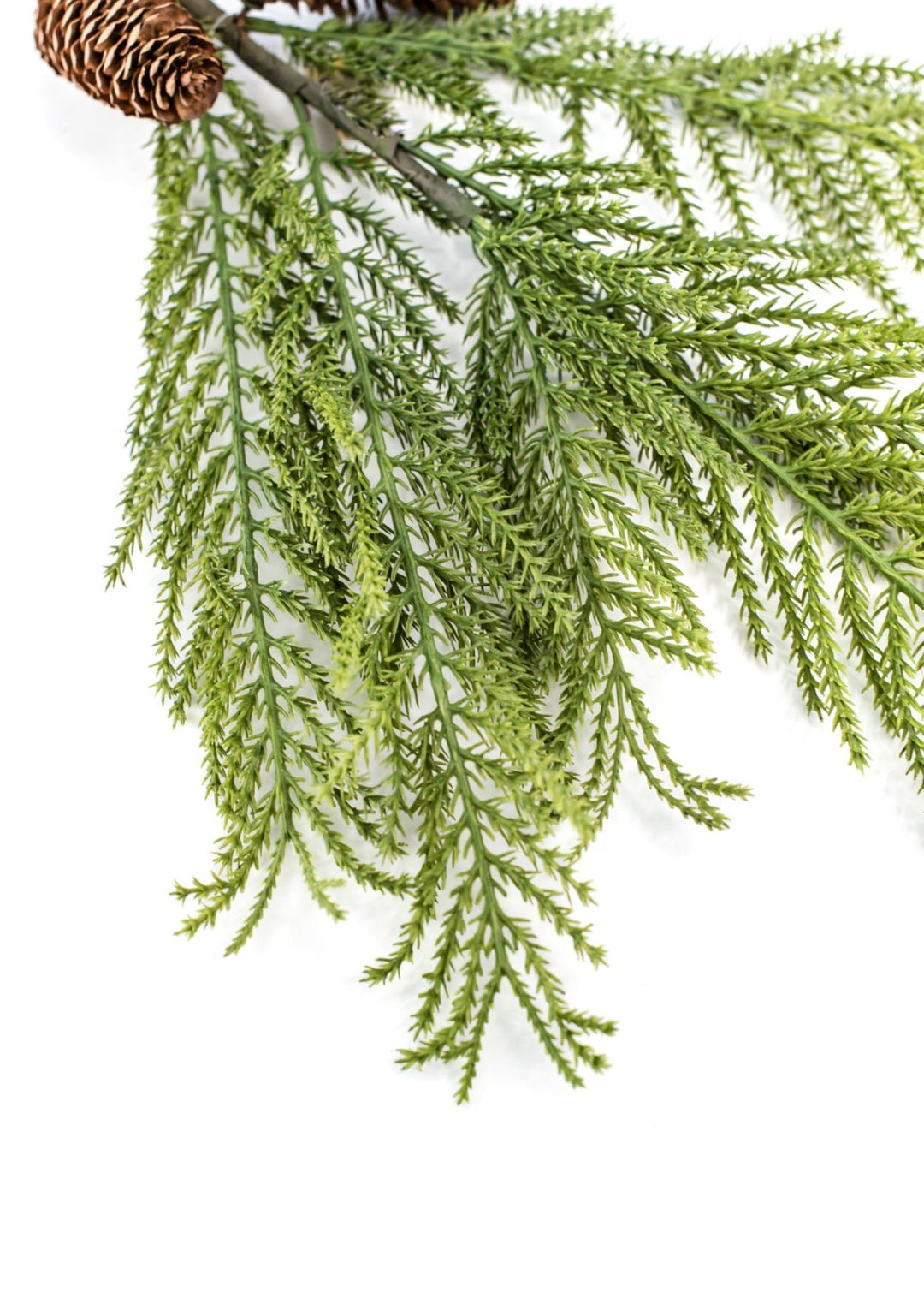 Pine pick with cones - soft touch - Greenery Market215986