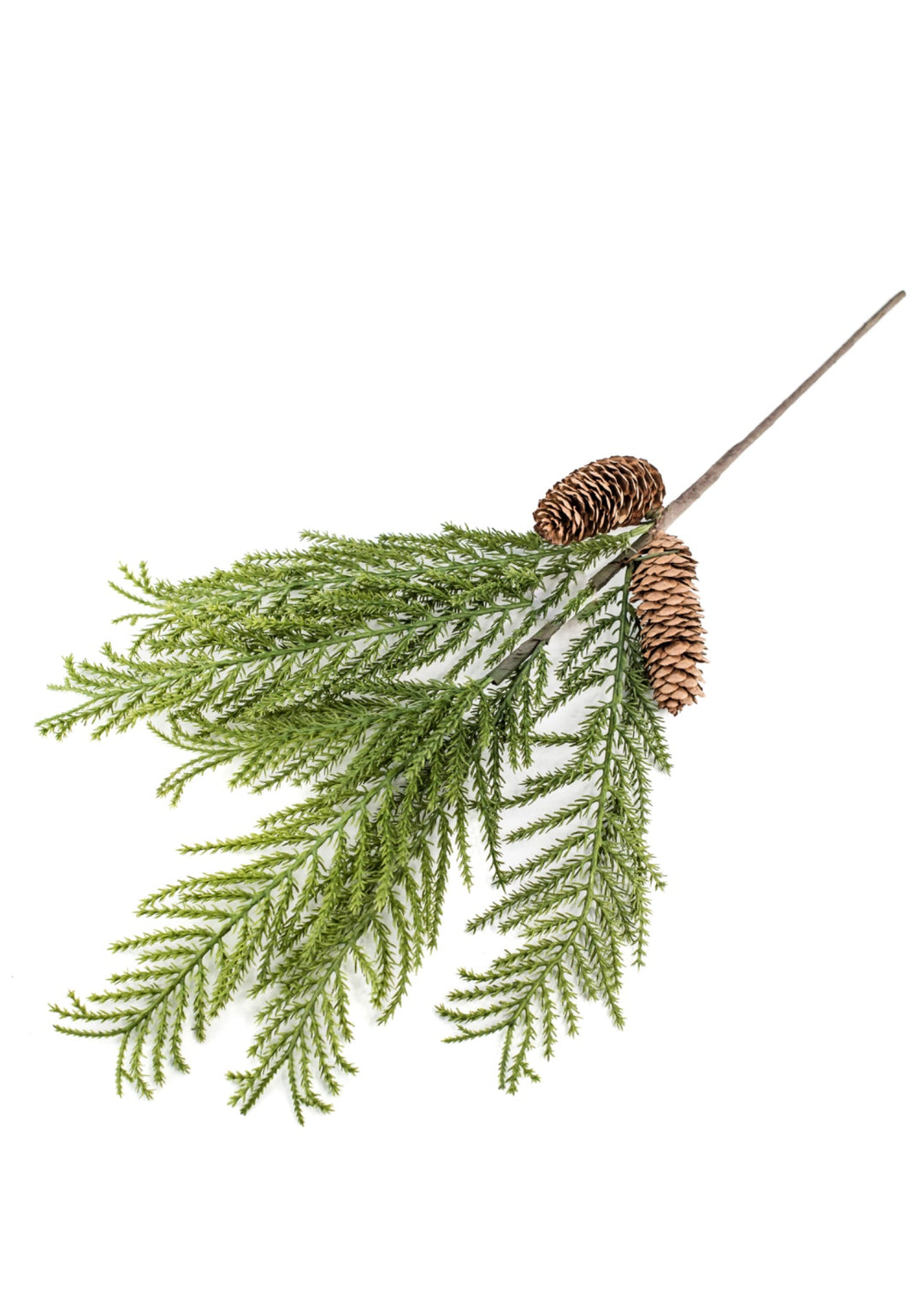 Pine pick with cones - soft touch - Greenery Market215986