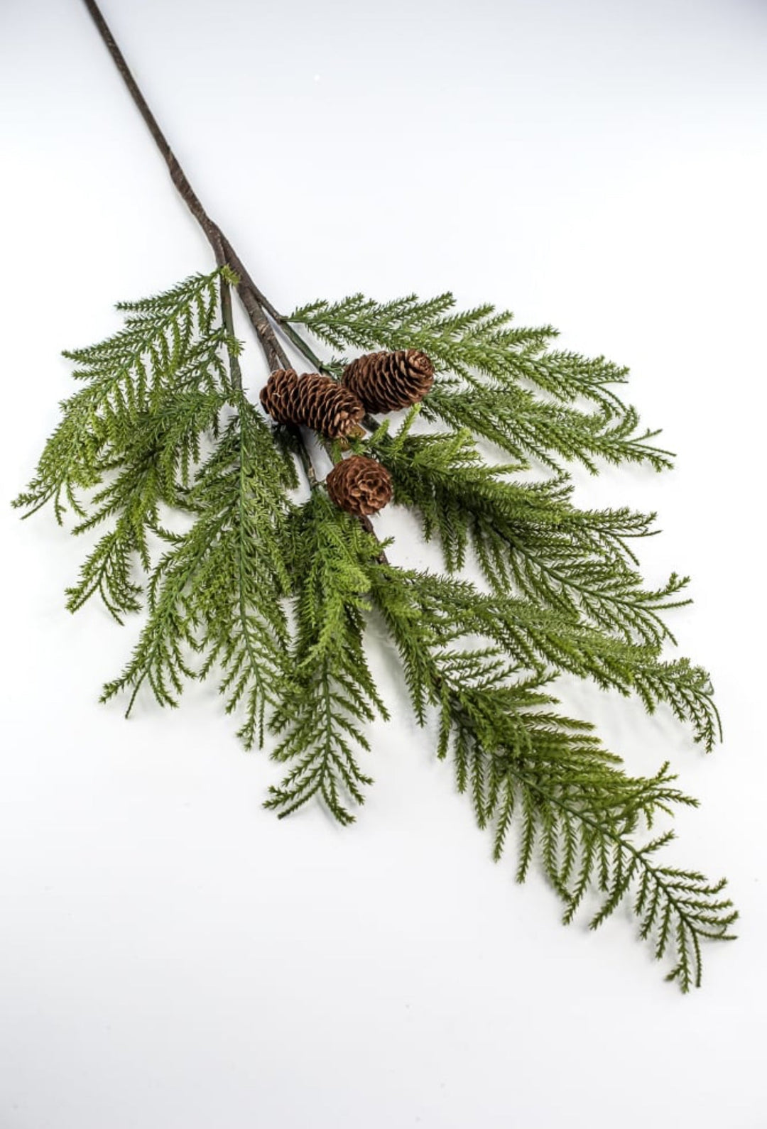 Pine spray with cones - soft touch - Greenery Market215982