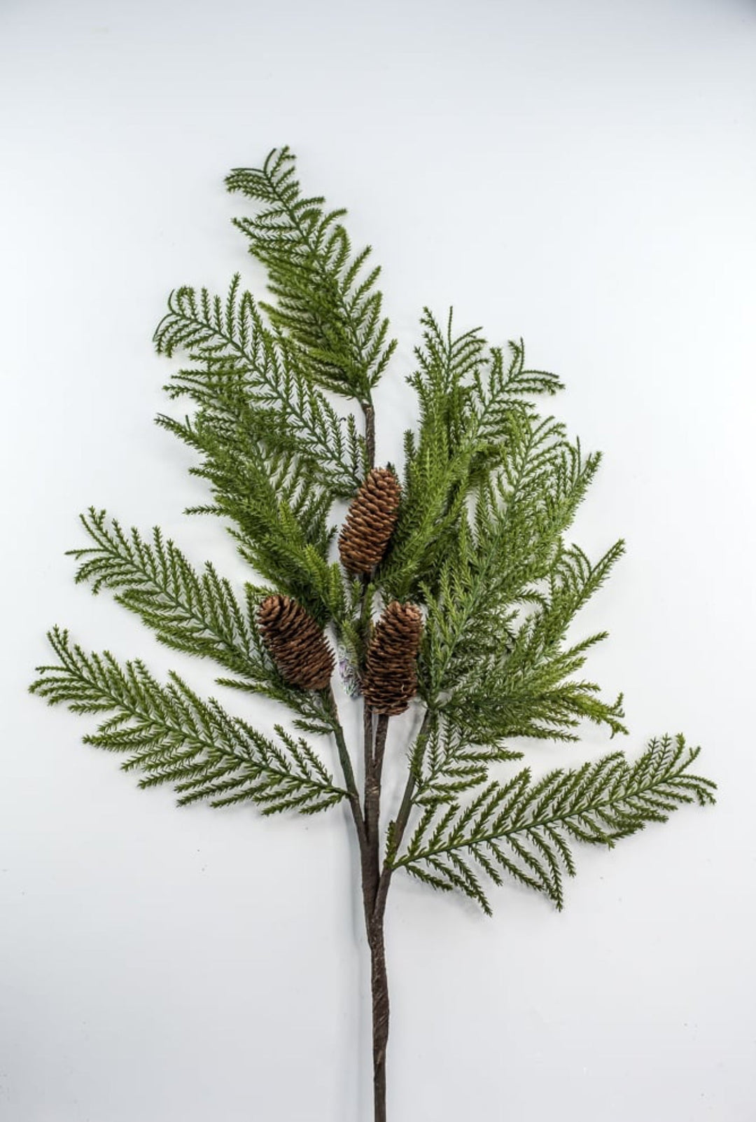 Pine spray with cones - soft touch - Greenery Market215982