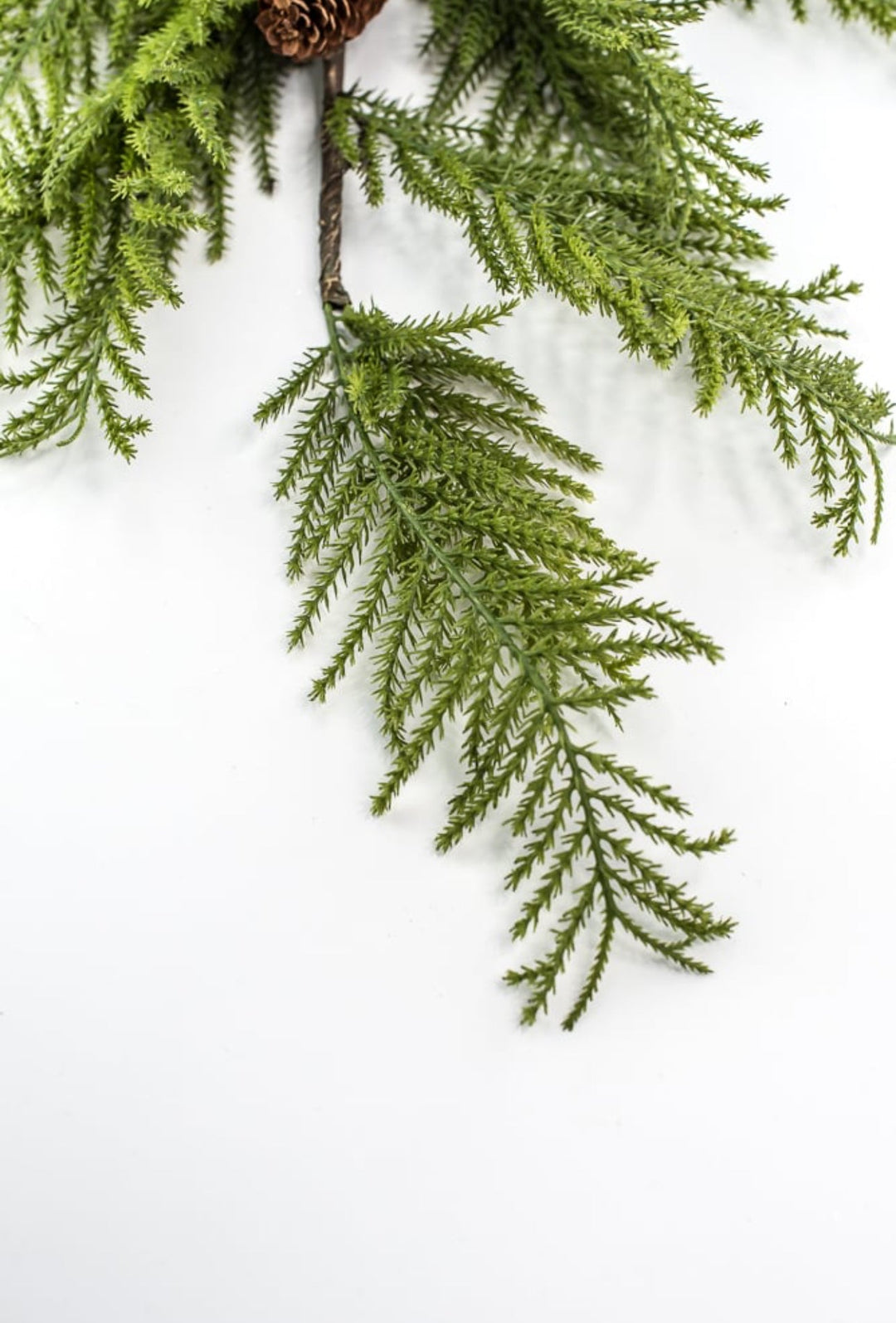 Pine spray with cones - soft touch - Greenery Market215982