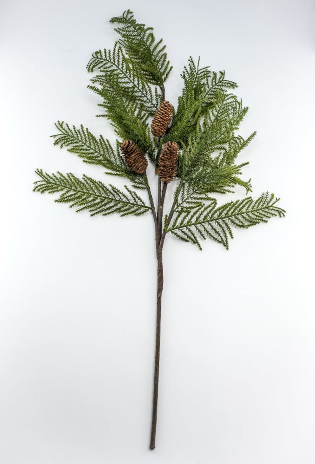 Pine spray with cones - soft touch - Greenery Market215982