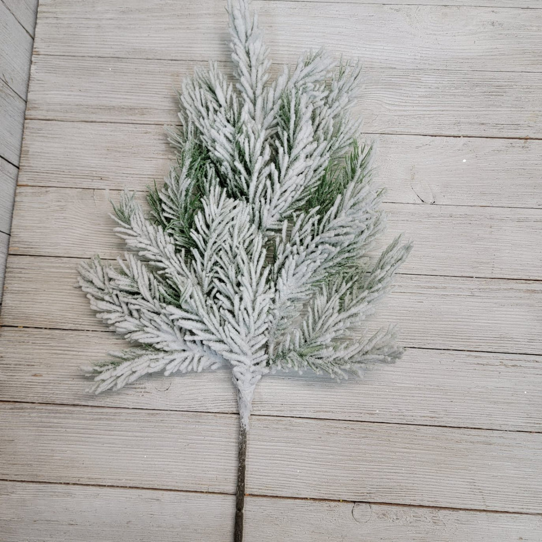 Pine spray with snow - Greenery Marketgreenery26115