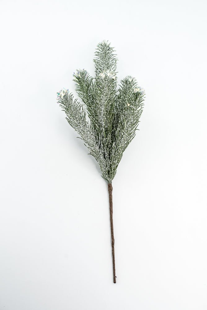 Pine Spray With Snow - Greenery Market85193