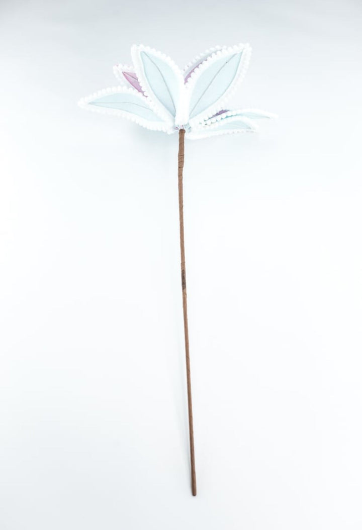 Pink and blue poinsettia stem - Greenery MarketArtificial FloraGF2684PKMTBL
