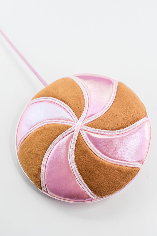 Pink and Brown Gingerbread Lollipop Spray - Greenery Market86445BNPK