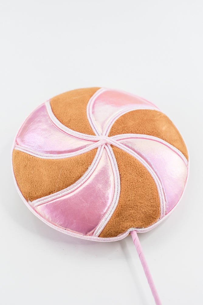 Pink and Brown Gingerbread Lollipop Spray - Greenery Market86445BNPK