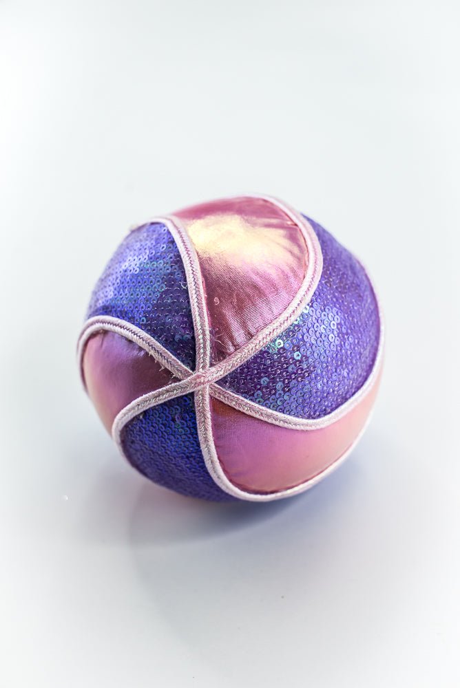 Pink and Lavender Sequin Swirl Ornament Ball - Greenery Market86471PKLV