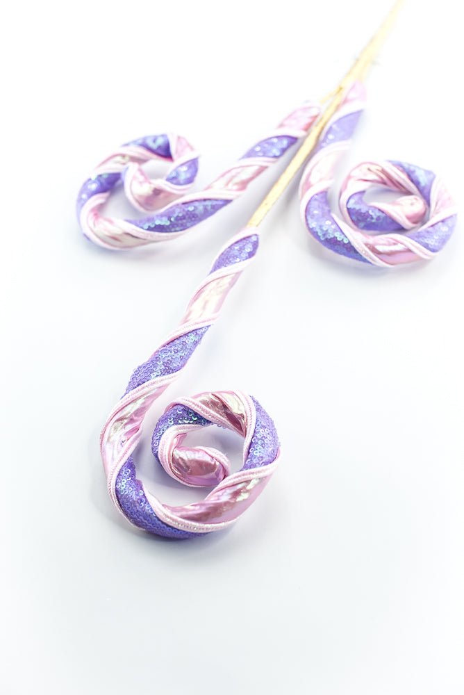 Pink and Lavender Spiral Curly Spray - Greenery Market86463PKLV