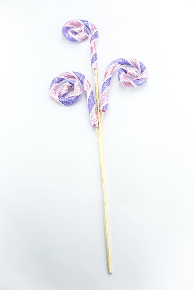 Pink and Lavender Spiral Curly Spray - Greenery Market86463PKLV