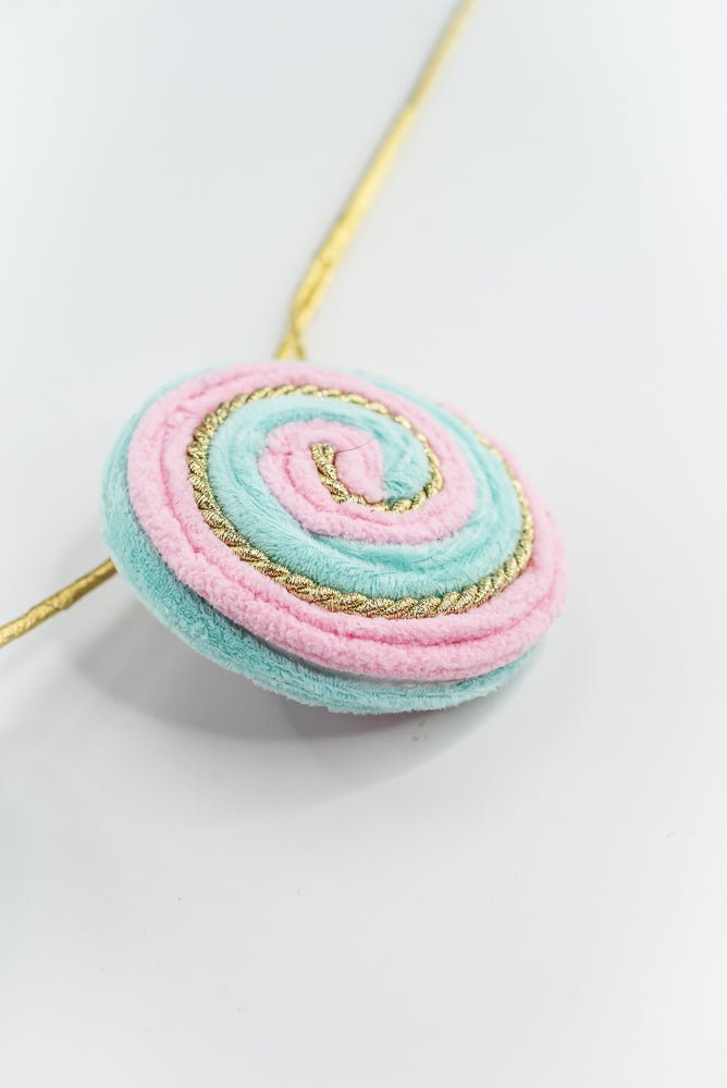 Pink and Mint Twirl Lollipop Spray - GM Exclusive - Greenery MarketGM2136PKBL