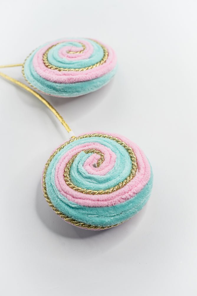 Pink and Mint Twirl Lollipop Spray - GM Exclusive - Greenery MarketGM2136PKBL